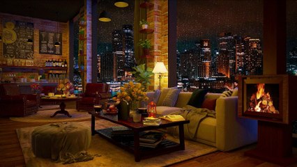Peaceful Day at Cozy Coffee Shop Ambience ☕ Relaxing Jazz Instrumental Music for Relax, Sleep