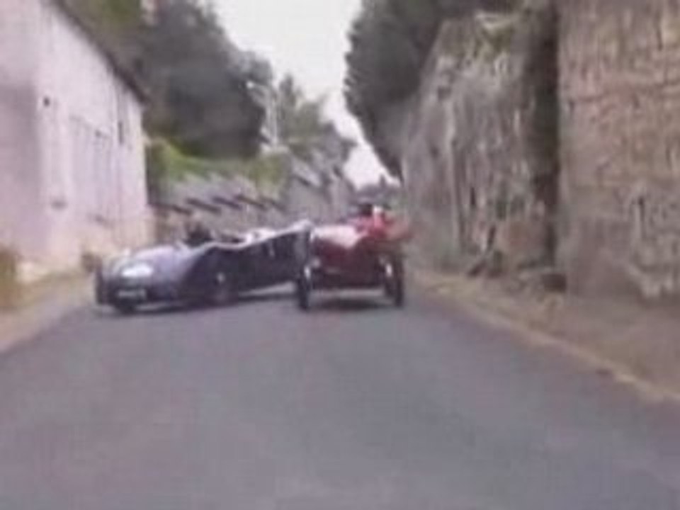 Accident course classic car