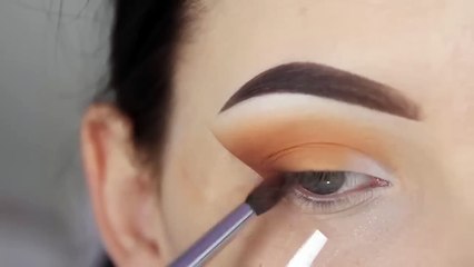 Warmtoned orange brown eyelook + Smoked out wing
