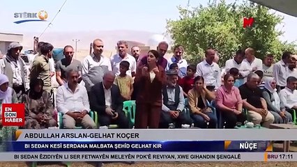 DEM Partili Nevruz Uysal Aslan terörist cenazesine katıldı