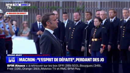 Emmanuel Macron est à la préfecture de police de Paris pour commémorer les 80 ans de sa libération