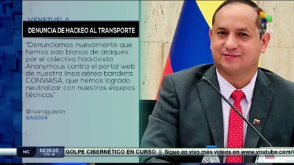 Ministro de Transporte denuncia ataque cibernetico a sistema de cobro del Metro de Caracas.