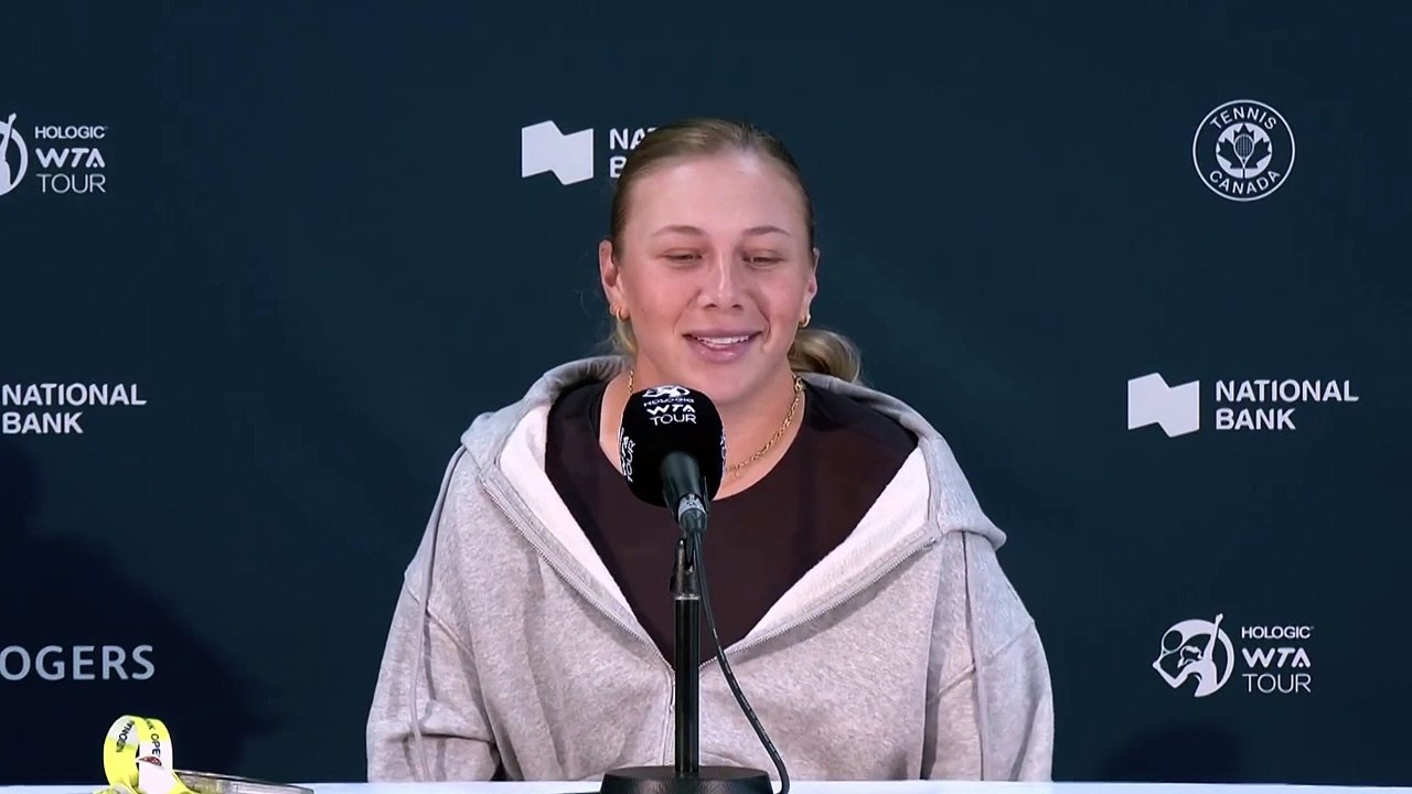 Tennis - Toronto 2024 - Amanda Anisimova : "I'm pretty surprised but I'm still hungry for more"
