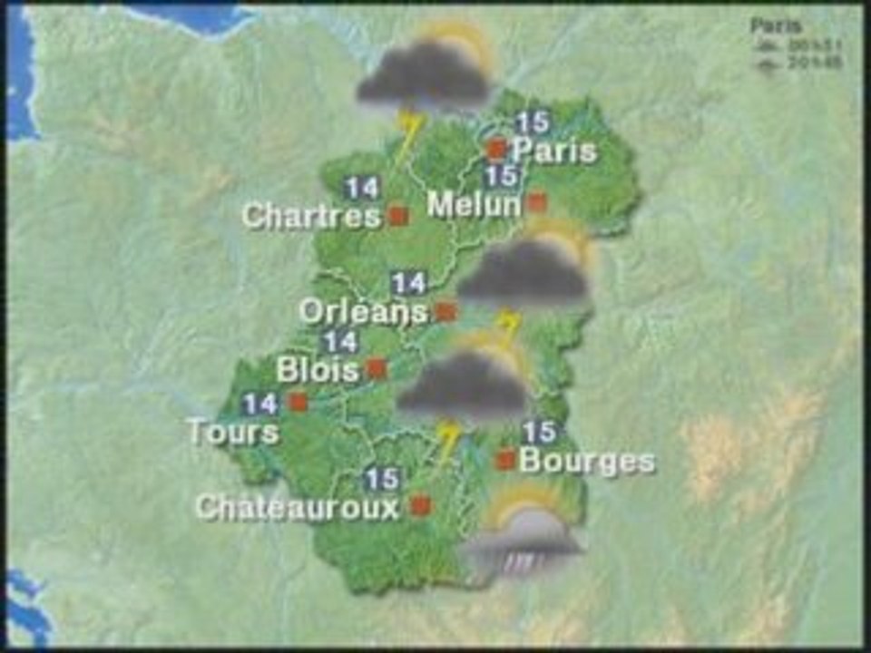 Météo du samedi 19 avril 2008
