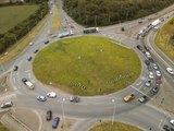 Dobbies Roundabout in Shrewsbury