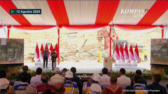 [FULL] Pidato Wapres Ma'ruf Amin saat Peletakan Batu Pertama Istana Wapres di IKN