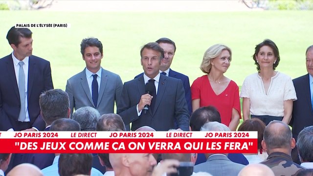 Emmanuel Macron : «On va continuer de casser les codes avec les Jeux paralympiques qui arrivent»
