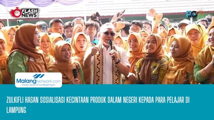 Zulkifli Hasan Sosialisasi Kecintaan Produk Dalam Negeri Kepada Para Pelajar di Lampung