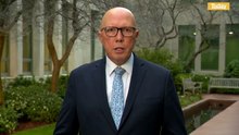 Peter Dutton addresses speculation that his call for Gaza refugee ban was made without consulting shadow cabinet