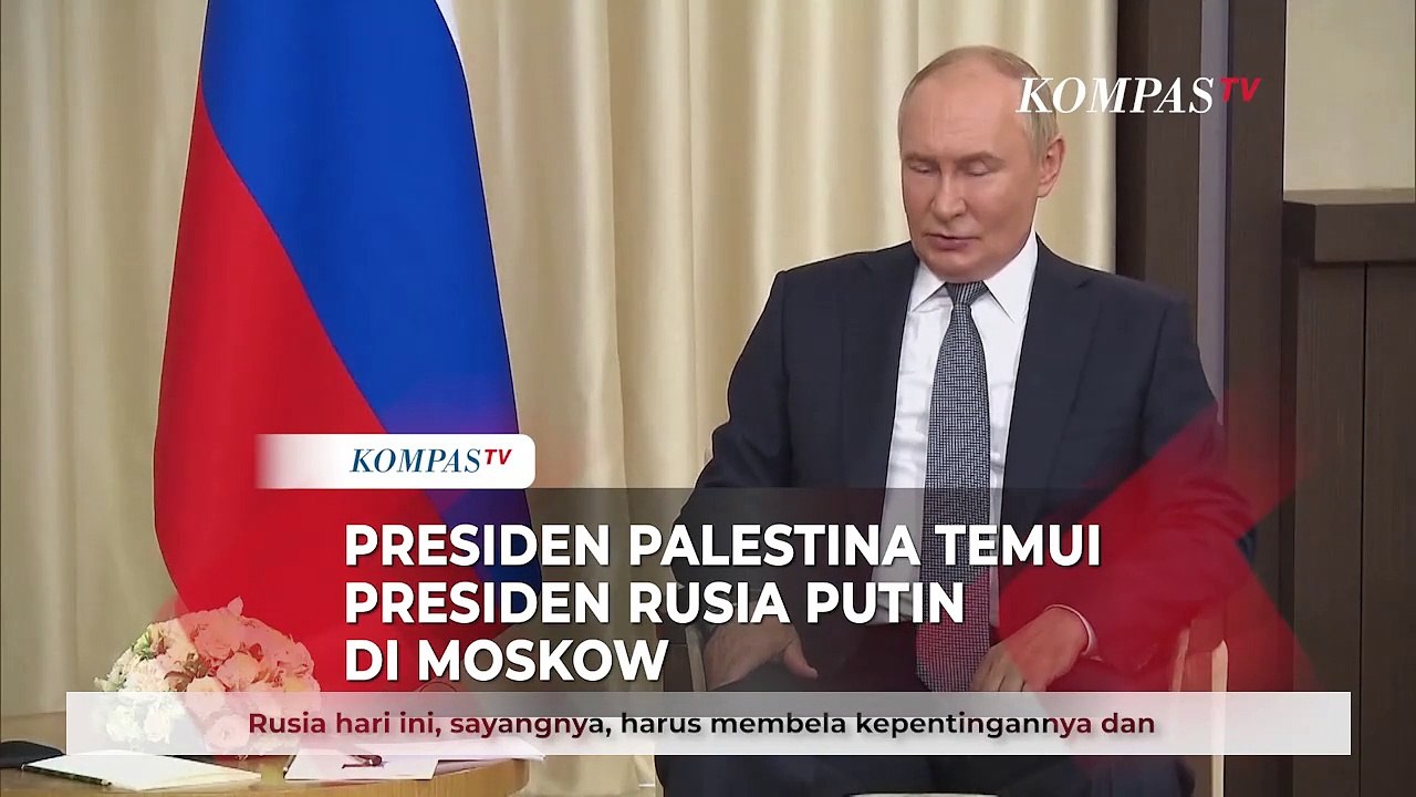 Putin Bertemu Mahmoud Abbas, Sampaikan Prihatin Bencana Kemanusiaan di Palestina