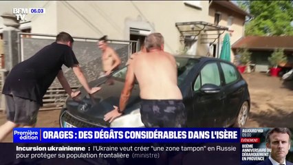 "Les voitures flottaient": l'épisode orageux en Isère a provoqué d'importants dégâts