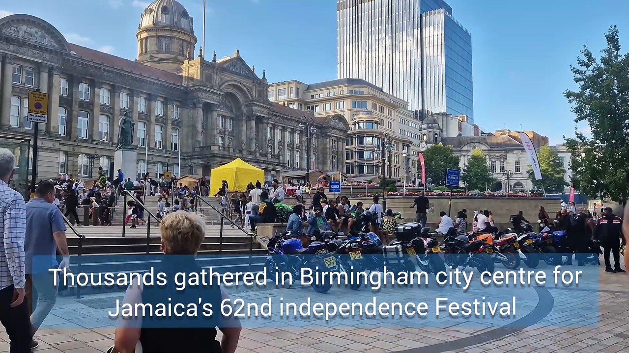 We celebrated Jamaican Independence in Birmingham with thousands of people