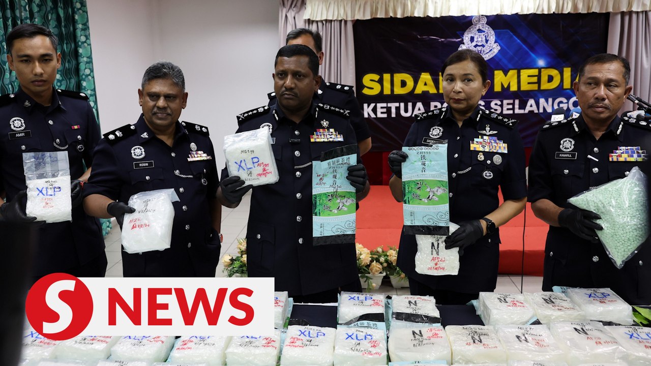 Police bust drug syndicate in Sabak Bernam, seize drugs worth RM2.6mil