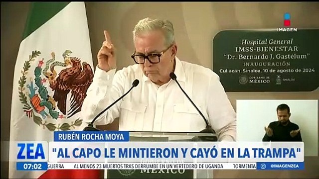 Rubén Rocha Moya niega cualquier vinculo con Ismael El Mayo Zambada