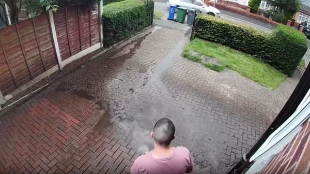 Pressure Washer goes rogue after unexpectedly breaking during routine driveway cleaning