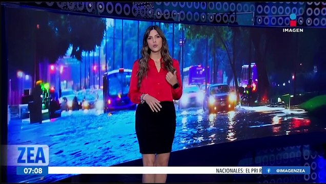 Intensas lluvias dejan inundaciones en Tlalpan y Coyoacán, CDMX