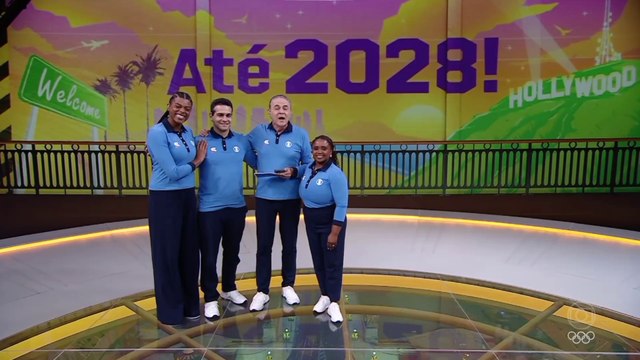 Trecho final da transmissão da Cerimônia de Encerramento dos Jogos Olímpicos de Paris na TV Globo (11/08/2024)