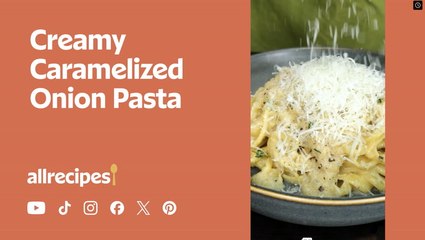 Creamy Caramelized Onion Pasta