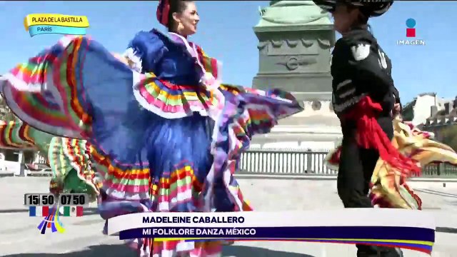 Roberto López Olvera se despide de París bailando el Son de la negra