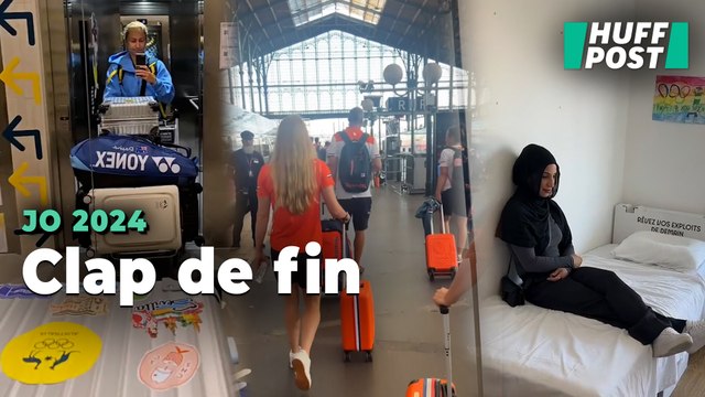 Après les JO de Paris 2024, les athlètes disent adieu au village olympique… pour mieux rentrer chez eux