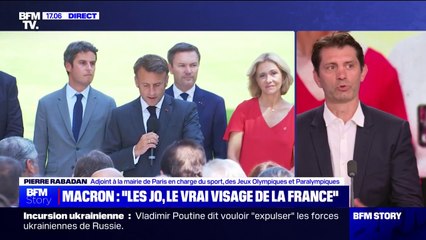 Pierre Rabadan (adjoint à la mairie de Paris en charge du sport): "On a su dépasser les clivages pour un intérêt général qui était celui de livrer des Jeux olympiques et paralympiques exceptionnels"