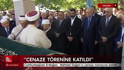Cumhurbaşkanı Erdoğan, yazar Mehmet Doğan'ın cenazesine katıldı