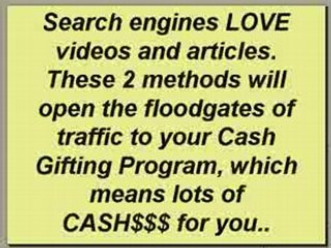 Cash Arrives 365 Gifting TOCS