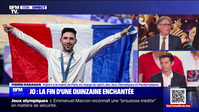 Jeux olympiques: C'est un moment particulier dont les Français avaient envie et besoin , pour Pierre Rabadan (adjoint à la mairie de Paris en charge du sport)