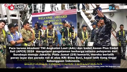 Kadet APCS 2024 Belajar Peran Layar dan Parade Roll dari Prajurit TNI