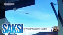 Diplomatic protest, ihahain ng Pilipinas kasunod ng pangha-harass sa eroplano nito sa airspace ng Panatag Shoal | Saksi