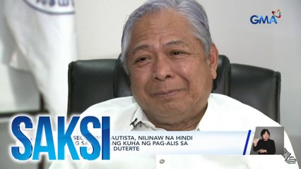 DOTr Sec. Jaime Bautista, nilinaw na hindi galing sa MIAA ang kuha ng pag-alis sa bansa ni VP Sara Duterte | Saksi