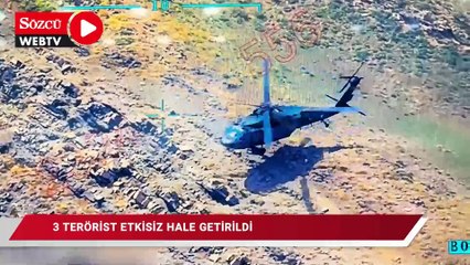 3 terörist etkisiz hale getirildi
