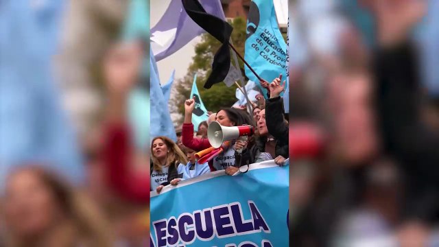La Unión de Educadores marchó la semana pasada durante una huelga de 48 horas con 80 por ciento de adhesión