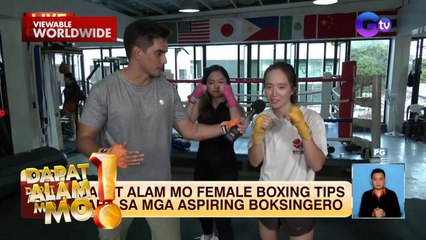 Boxing 101 with Juancho Triviño | Dapat Alam Mo!