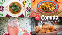 Arma tu menú de comida corrida con menos de $120 pesos