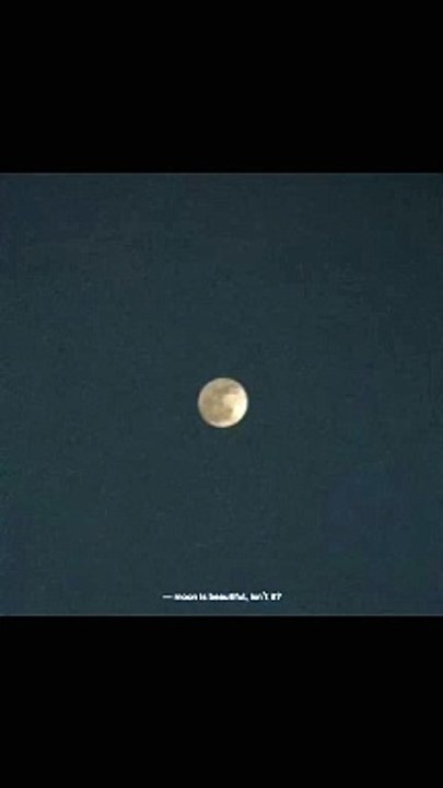 Moon is beautiful is not it ?