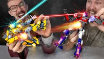 Optimus Prime VS Bumblebee?  I Made Big Transformers With Epic Model Kit