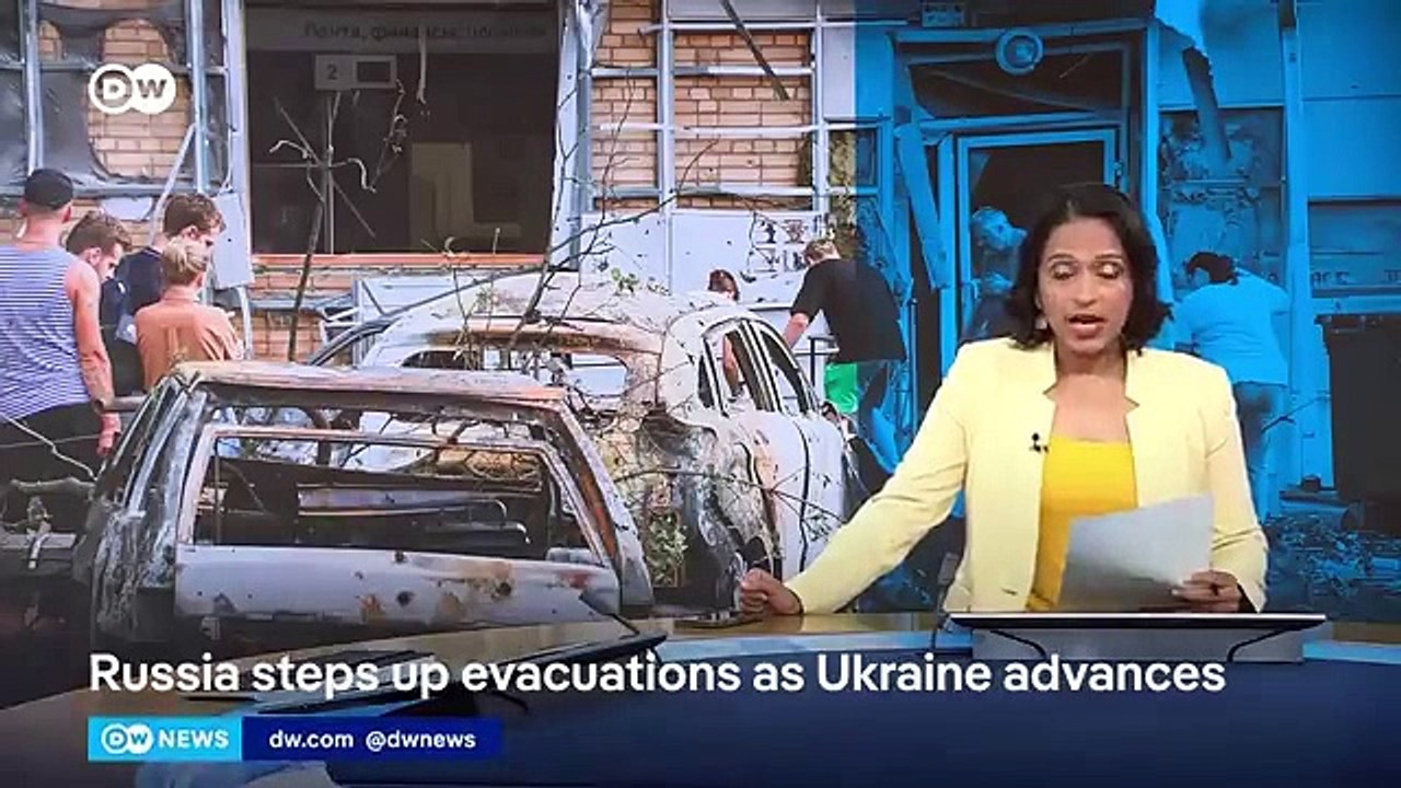 Russia begins mass evacuation as Ukraine troops advance _ DW News