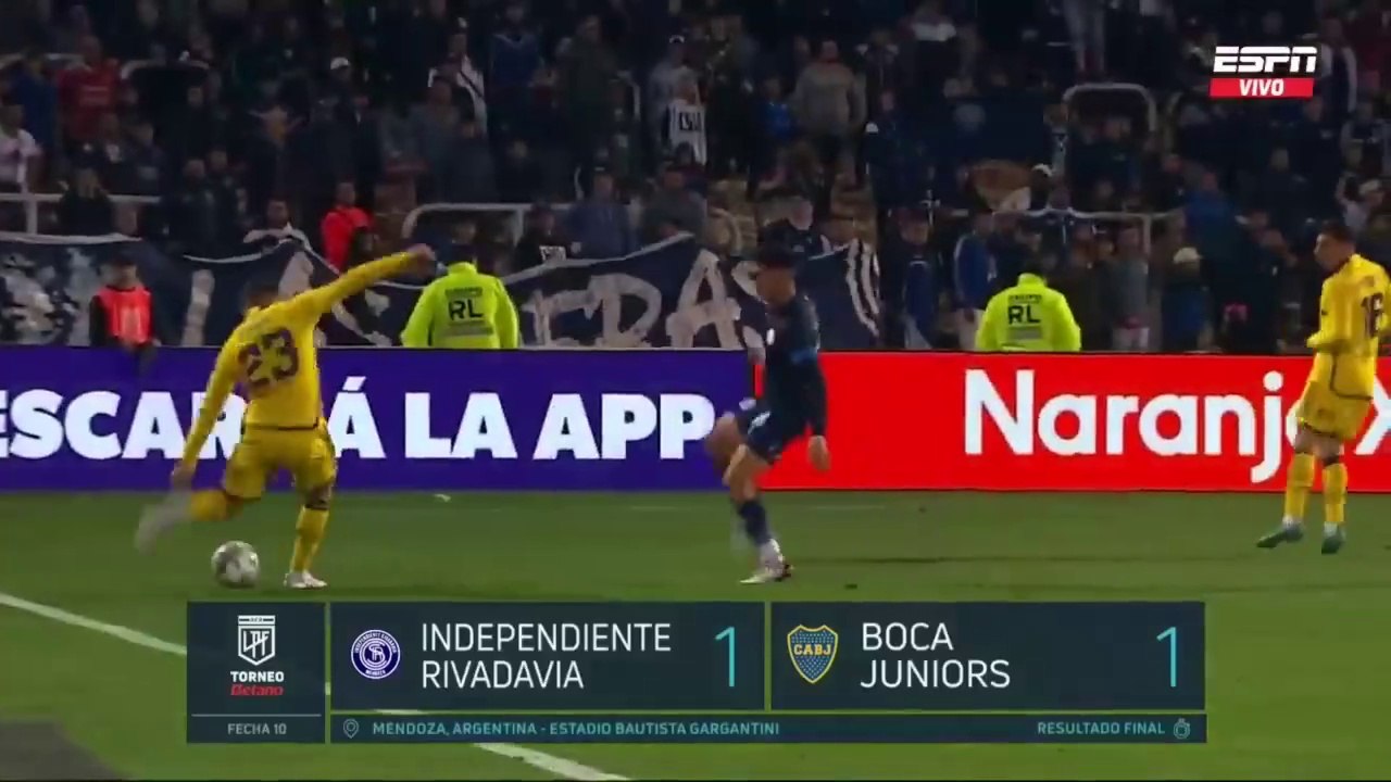 Ind. Rivadavia 1-1 Boca | Resumen