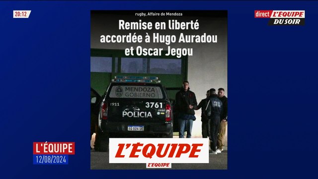 Remise en liberté accordée à Hugo Auradou et Oscar Jegou - Rugby - Bleus
