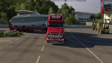 Yacht Queen v39 - Release: Mannheim * Destination: Graz #ETS2 Red Flame #Scania T RJL Red Passion - Euro Truck Simulator 2