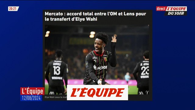Accord total entre l'OM et Lens pour le transfert d'Elye Wahi - Foot - Mercato