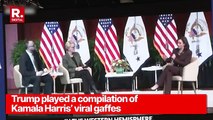 Donald Trump Plays Viral Gaffe Supercut of Kamala Harris at Montana Campaign Rally