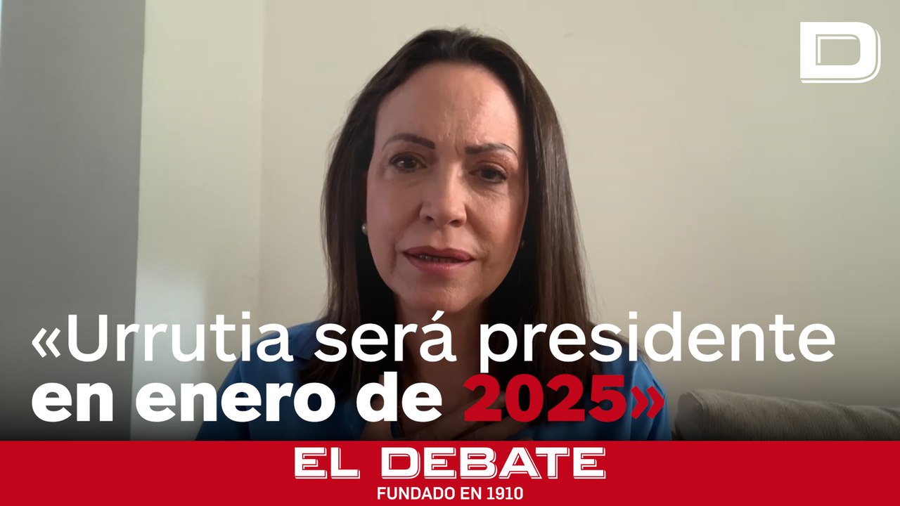 María Corina Machado asegura que Edmundo González Urrutia tomará posesión como presidente en 2025