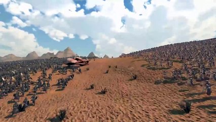 One and a half million soldiers in one square(between the Roman army and the1 Persian army)