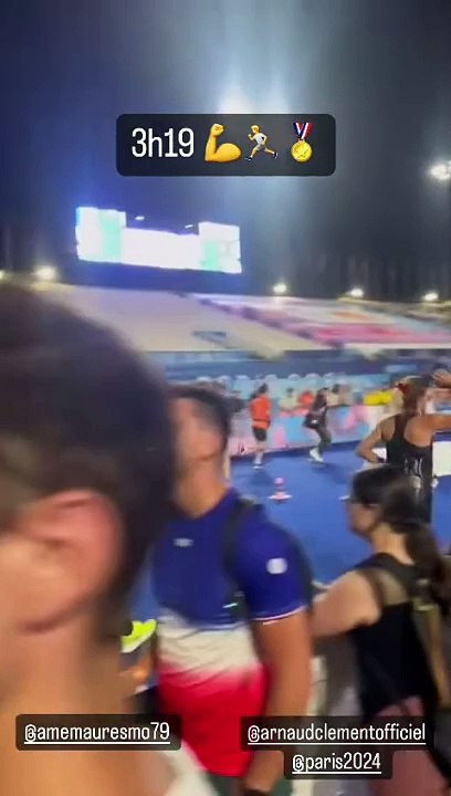 Nolwenn Leroy fière de son compagnon Arnaud Clément lors des JO, Instagram.