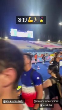 Nolwenn Leroy fière de son compagnon Arnaud Clément lors des JO, Instagram.