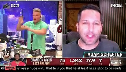 Pat McAfee talk Brandon Aiyuk latest with Adam Schefter