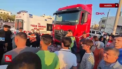 Mardin’de yolun karşısına geçmek isterken TIR’ın çarptığı kadın, öldü