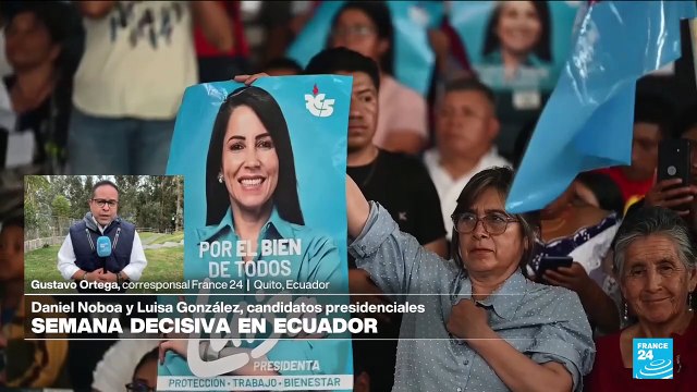 Informe desde Lima: Daniel Noboa y Luisa González, de nuevo a las urnas